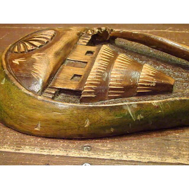 ビンテージ☆HONDURAS C.A. スーベニアウッド壁掛け☆ホンジュラス