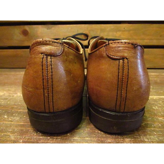 ビンテージ70's80's☆RED WINGプリント羽根タグポストマンシューズ茶9