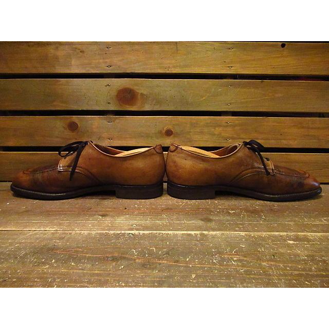 ビンテージ70's80's☆RED WINGプリント羽根タグポストマンシューズ茶9