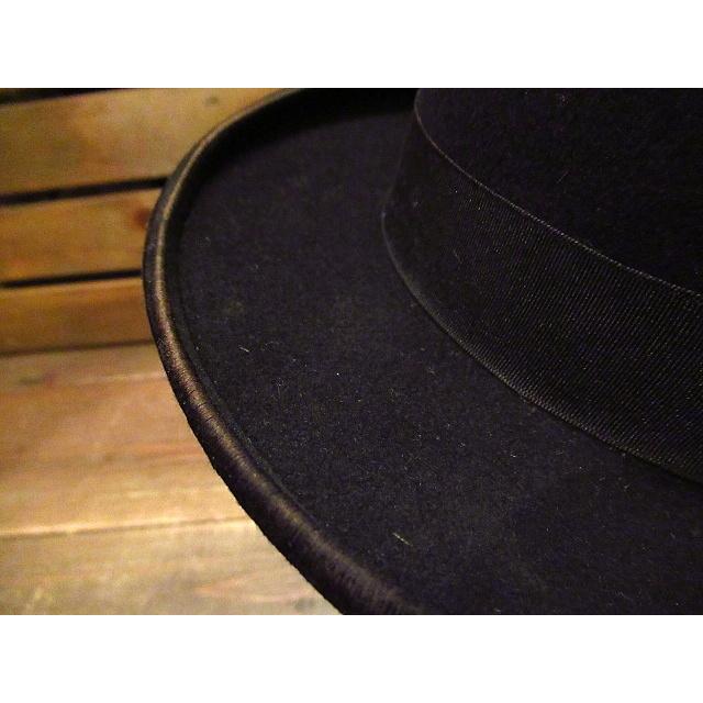 ビンテージ-30's☆THE CROFUT & KNAPP COボーラーハット7 1/8