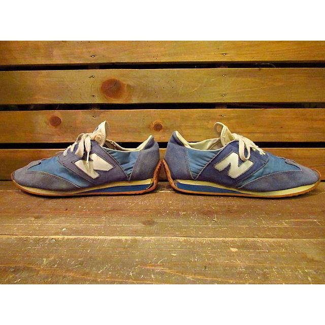 ビンテージ70's☆New Balance 320 ランニングシューズ青 約24cm☆60