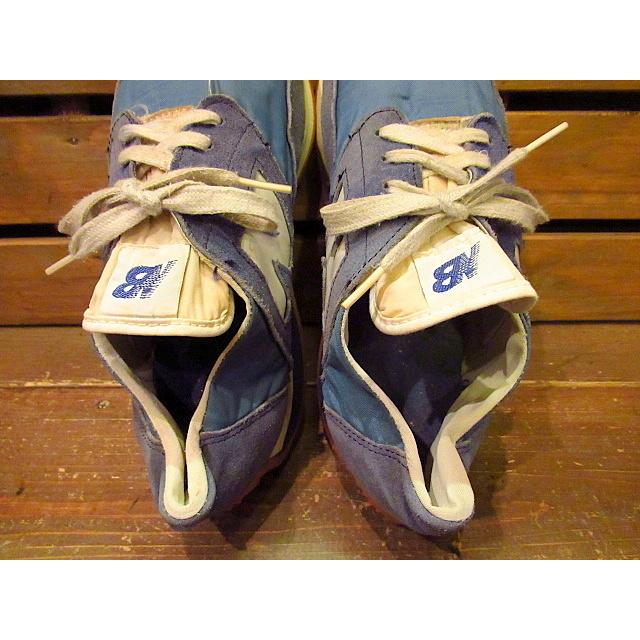 ビンテージ70's☆New Balance 320 ランニングシューズ青 約24cm☆60