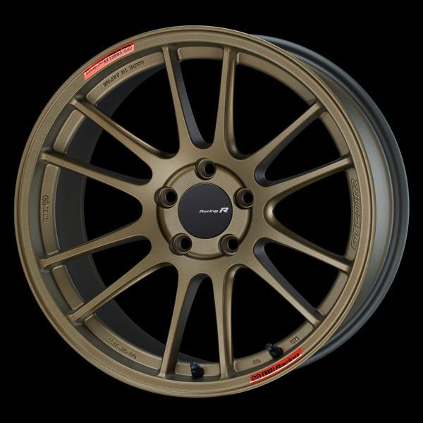★エンケイ ENKEI GTC01RR 18x7.5J +45(ET45) 5穴 PCD100 Titanium Gold(ゴールド) 新品1本価格