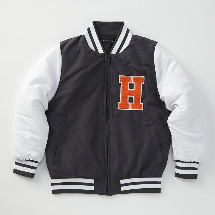 F0118 フラッグストーン 良い ブルゾン ジャンパー キッズ服 (160) 緑