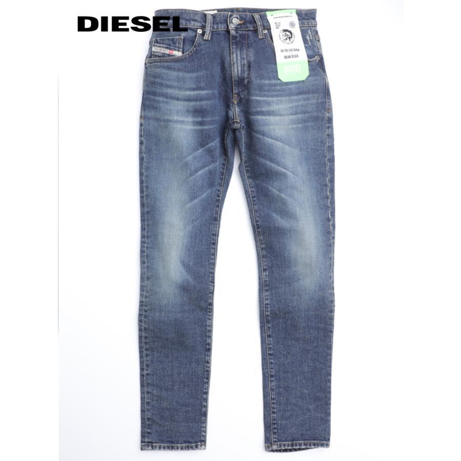 W28L32/新品 DIESEL ディーゼル ジーンズ ストレッチ デニム メンズ ブランド D-STRUKT 009AR ネイビー｜cpdonline-store｜02