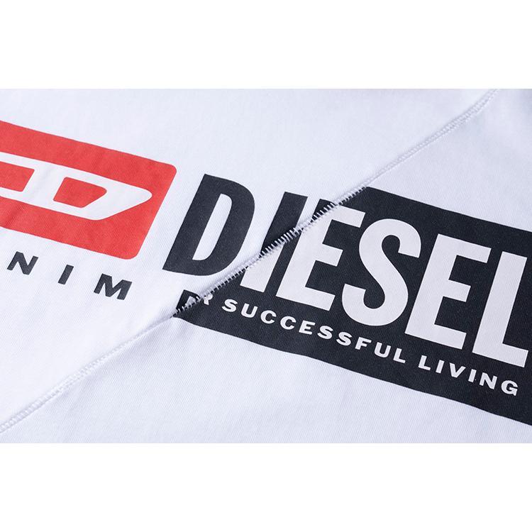 XXL/新品 DIESEL ディーゼル 新旧ロゴ Tシャツ DIEGO-CUTY メンズ レディース ブランド カットソー 白｜cpdonline-store｜05