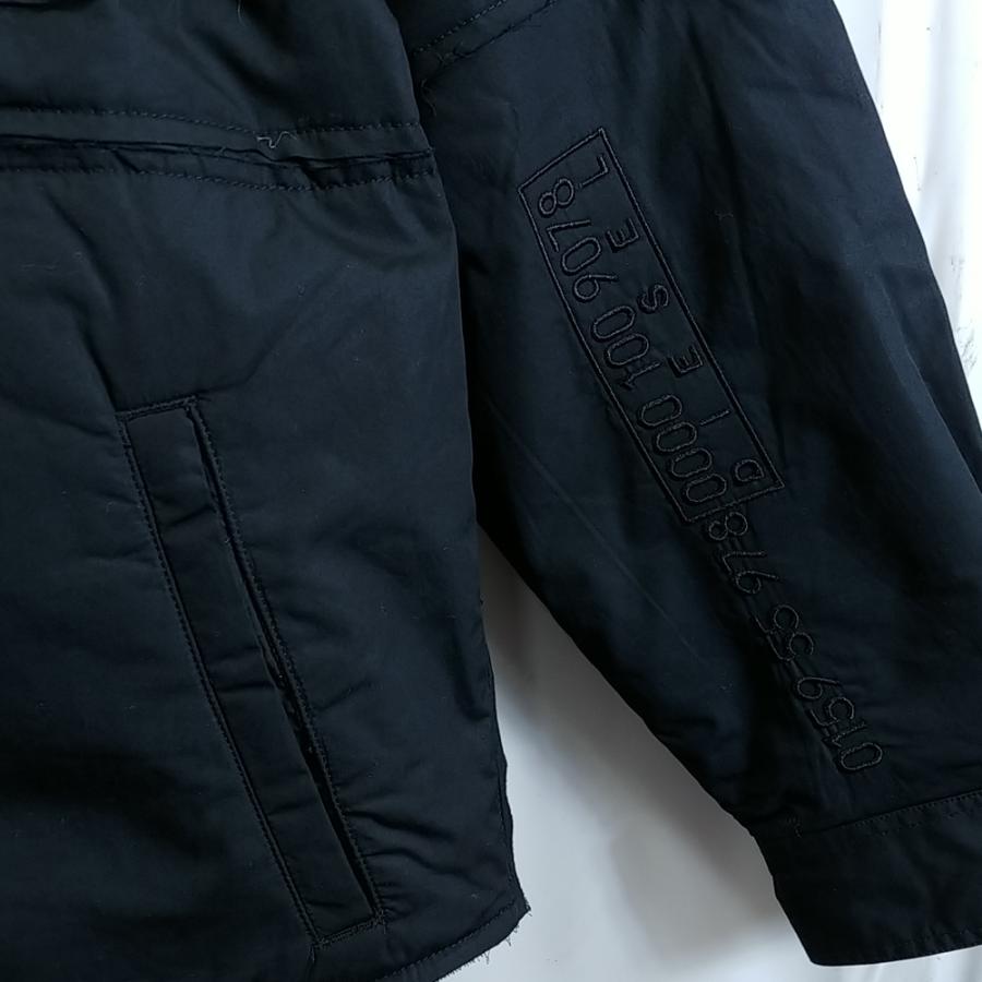 L/新品 DIESEL ディーゼル シャツ ジャケット 中綿 アウター 袖着脱式