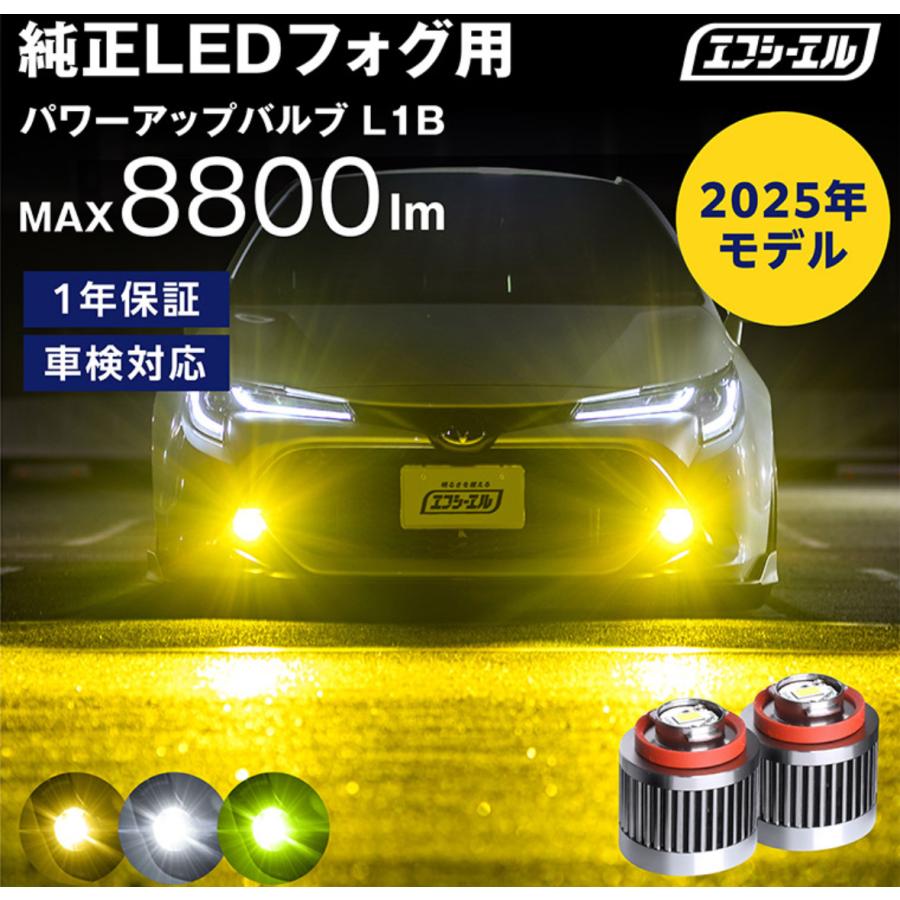 fcl. L1B 純正交換 LEDフォグ 単色LEDバルブ 40 アルファード