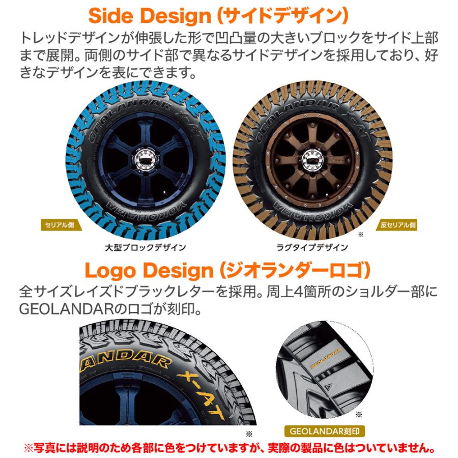 ヨコハマ GEOLANDAR ジオランダー X-AT (G016) 245/75R17 121/118Q LT サマータイヤのみ・送料無料(1本) | GEOLANDAR | 02