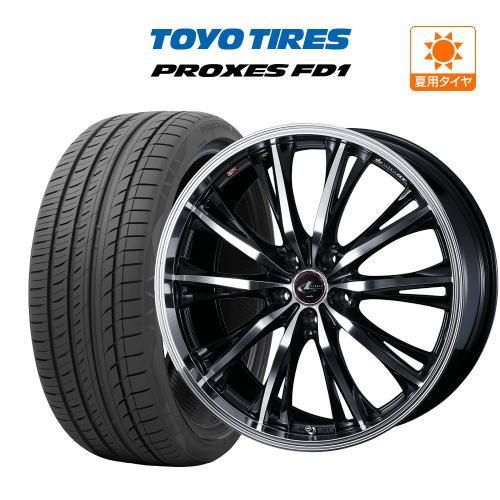 ウェッズレオニス7.5J／19インチ/114.3／5穴タイヤ19/225/45 WEDS（ウェッズ） 19インチ ホイール 7.5J 5穴 114.3 4本 レオニス RT