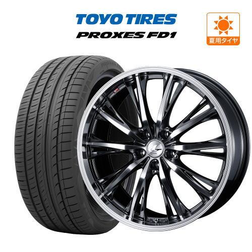 ウェッズレオニス7.5J／19インチ/114.3／5穴タイヤ19/225/45 WEDS（ウェッズ） 19インチ ホイール 7.5J 5穴 114.3 4本 レオニス RT