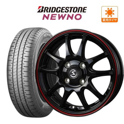 BRIDGESTONE（ブリヂストン） 夏タイヤ ホイール 4本 14インチ pcd100 