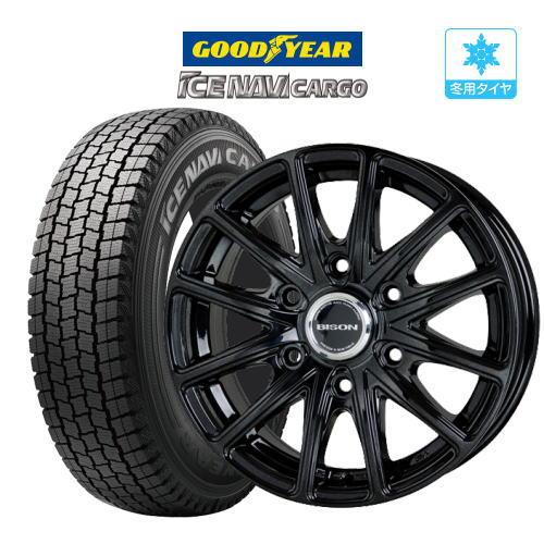 2024年製】スタッドレス タイヤ ホイール 4本 6穴139 バイソン BN-01  