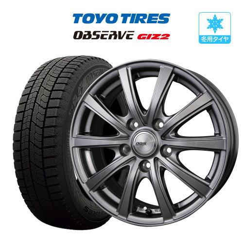 スタッドレス タイヤ ホイール 4本 5穴100 DOS SE-10R plus TOYO 