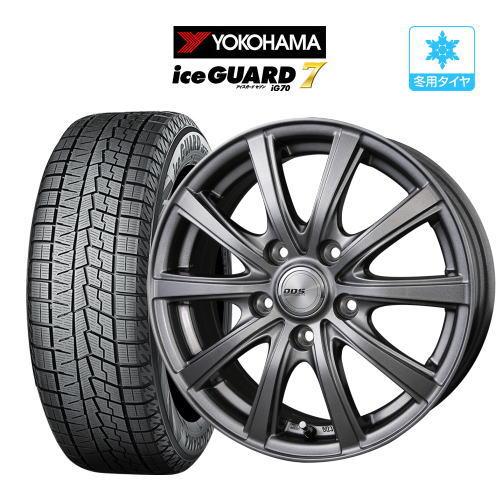 スタッドレス タイヤ ホイール 4本 5穴114 DOS SE-10R plus YOKOHAMA 
