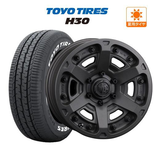 200系 ハイエース ホイール 4本 クリムソン MG アーマー FF TOYO H30