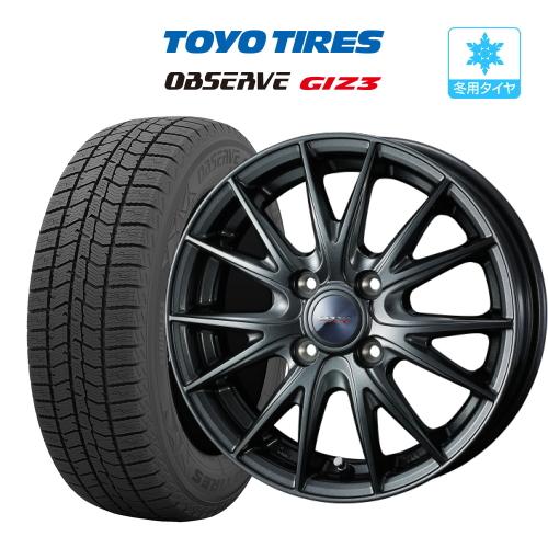 ☆VELVA社外ホイール17インチ 175/65R15スタッドレスタイヤ付 抜け出る 4本