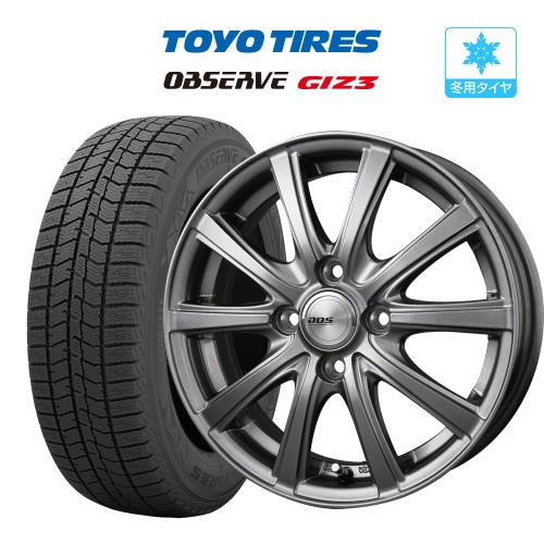 スタッドレス タイヤ ホイール 4本 5.5J DOS SE-10R plus TOYO 