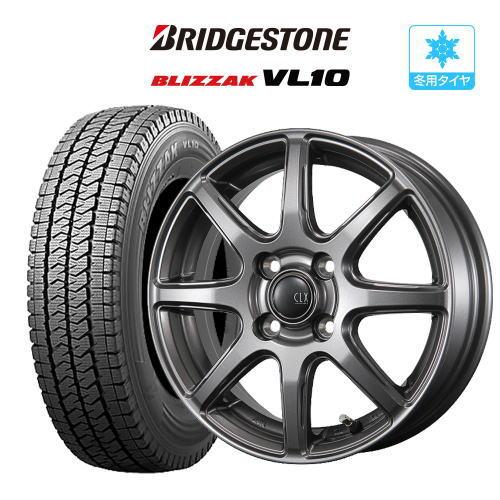 スタッドレス タイヤ ホイール 4本 トピー CLX T8 BRIDGESTONE 