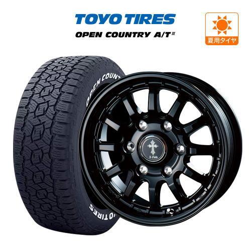 ◇送料込　TOYO オープンカントリーA/TⅢ195/80R15　4本ハイエース 200系 ハイエース ホイール 4本 クロスフィールド α(アルファ