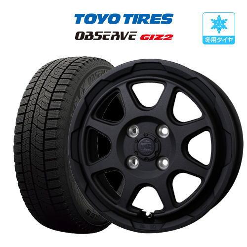 スタッドレス タイヤ ホイール 4本 14インチ 4穴 pcd100 ロックケリー