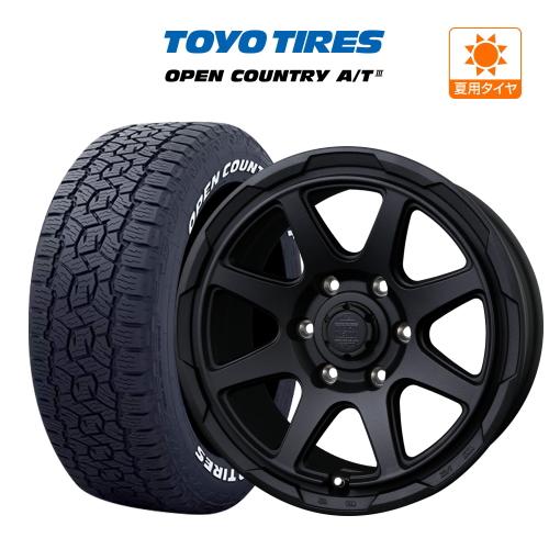 サマータイヤ ホイール 4本 6穴139 BADX ロックケリー MX-V TOYO
