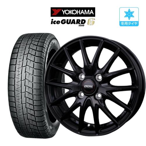 スタッドレス タイヤ ホイール 4本 6.0J 4穴100 DOS RP-7 YOKOHAMA 