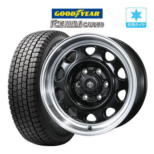 ☆送料込☆バリ溝☆グッドイヤー アイスナビ カーゴ 195/80R15 4本 グッドイヤー 送料無料 国産 冬タイヤ 新品 4本 ICENAVI CARGO