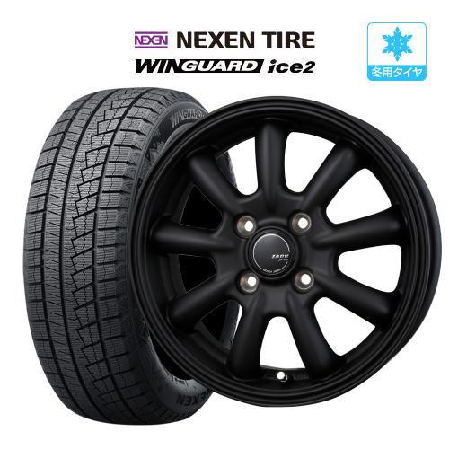 スタッドレス タイヤ ホイール 4本 4穴100 ZACK JP-209 Black ネクセン ウインガード ice 2 175/65R15 クロスビー | ウィンガードアイス