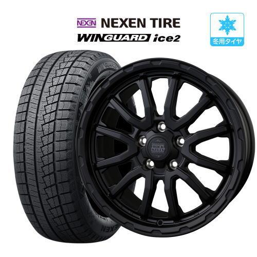 スタッドレス タイヤ ホイール 4本 5穴 114.3 ロックケリー MX-H