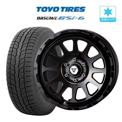 スタッドレスタイヤ/ホイールセット TOYOタイヤ　デルタフォース オーバル OBSERVE スタッドレス タイヤ ホイール 4本 6穴139 デルタフォース