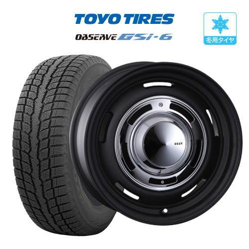 OBSERVE スタッドレス タイヤ ホイール 4本 6穴139 ディーン クロス