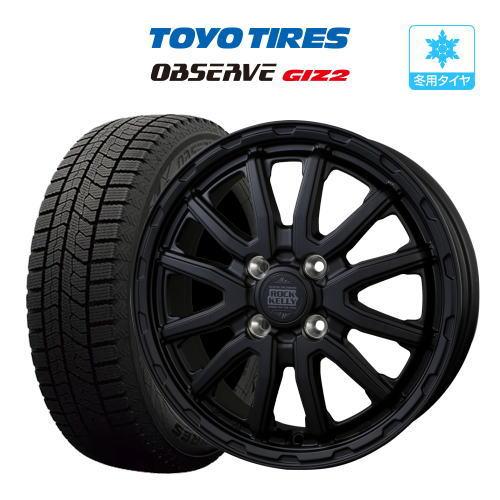 スタッドレス タイヤ ホイール 4本 14インチ 4穴 pcd100 ロックケリー