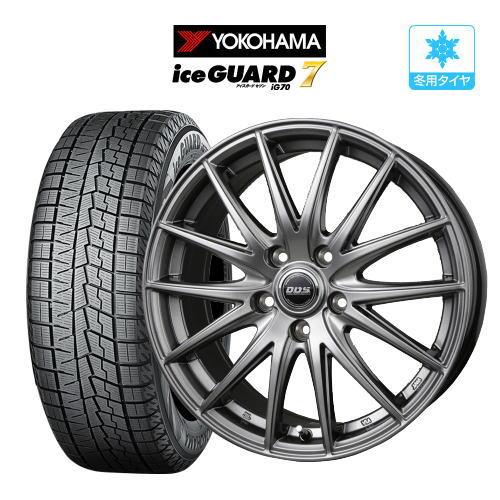 スタッドレス タイヤ ホイール 4本 5穴100 114 DOS RP-7 YOKOHAMA