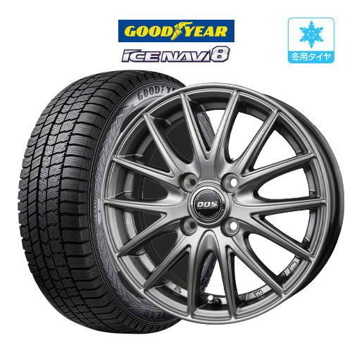 2025年製】スタッドレス タイヤ ホイール 4本 5.5J 4穴100 DOS RP-7