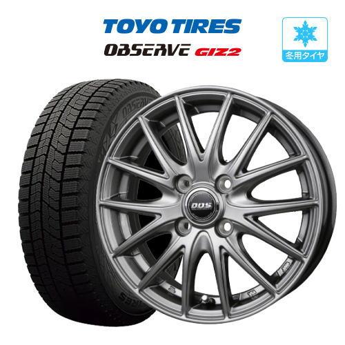 スタッドレス タイヤ ホイール 4本 14インチ 4穴 pcd100 DOS RP-7 TOYO