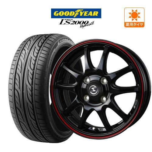 サマータイヤ ホイール 4本 BADX エスホールド S-5V グッドイヤー 