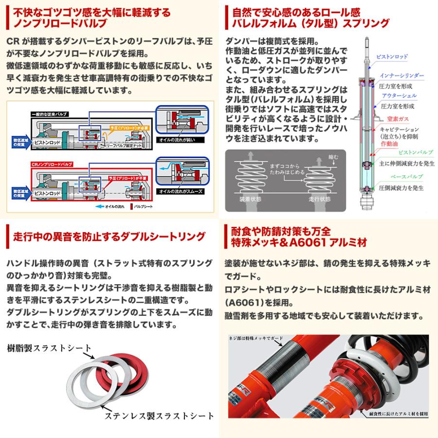 TANABE（タナベ） 車高調 SUSTEC PRO CR サステック プロ シーアール