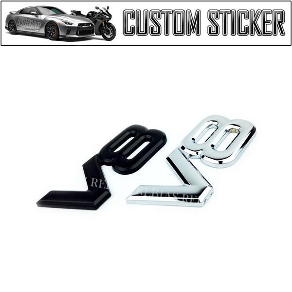 V8 ステッカー 3d 立体 エンブレム 走り屋 カスタム V型 8気筒 エンジン Sticker Ns 304 カーパーツマニアックスyahoo 店 通販 Yahoo ショッピング