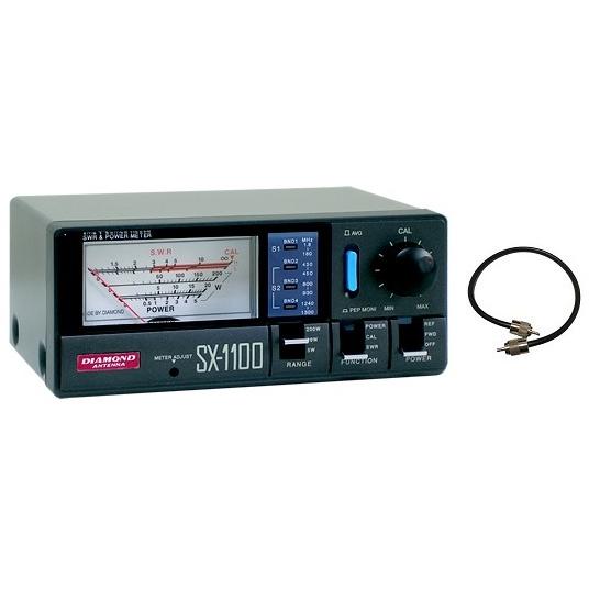 第一電波工業 SX1100通過形SWR・パワー計 1.8～1300MHz 第一電波工業 SX1100通過形SWR・パワー計 1.8～1300MHz