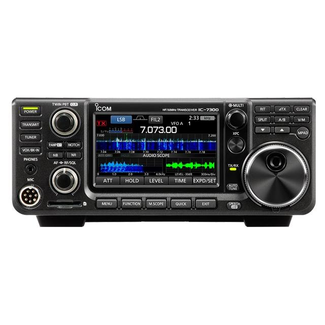 ICOM IC-7300M AH-730 セット ICOM（アイコム） IC-7300（100W）＋AH730セット（液晶保護シートも