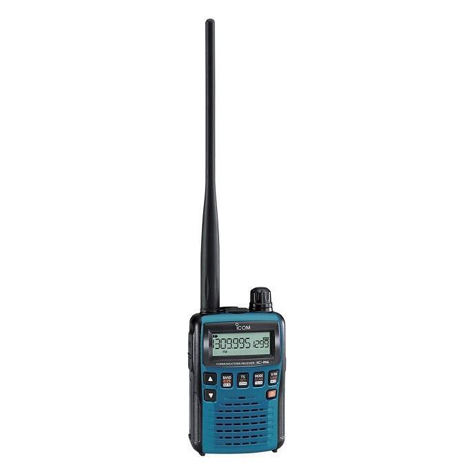 ICOM（アイコム） IC-R6メタリックブルー＋シガー電源セット（液晶保護