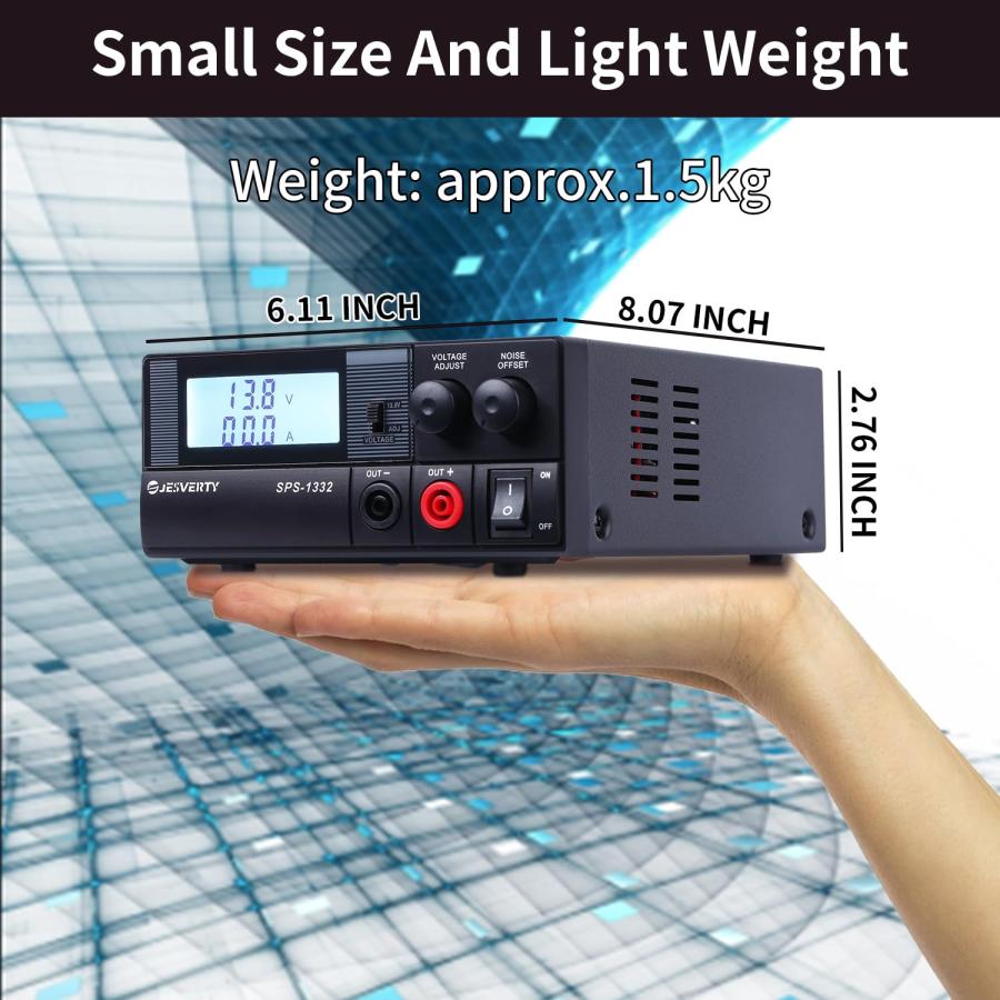 JEVERITY SPS-1332 30A安定化電源 Amazon.co.jp: Jesverty 直流安定化電源スイッチング式 HAM/CB/AMATEUR