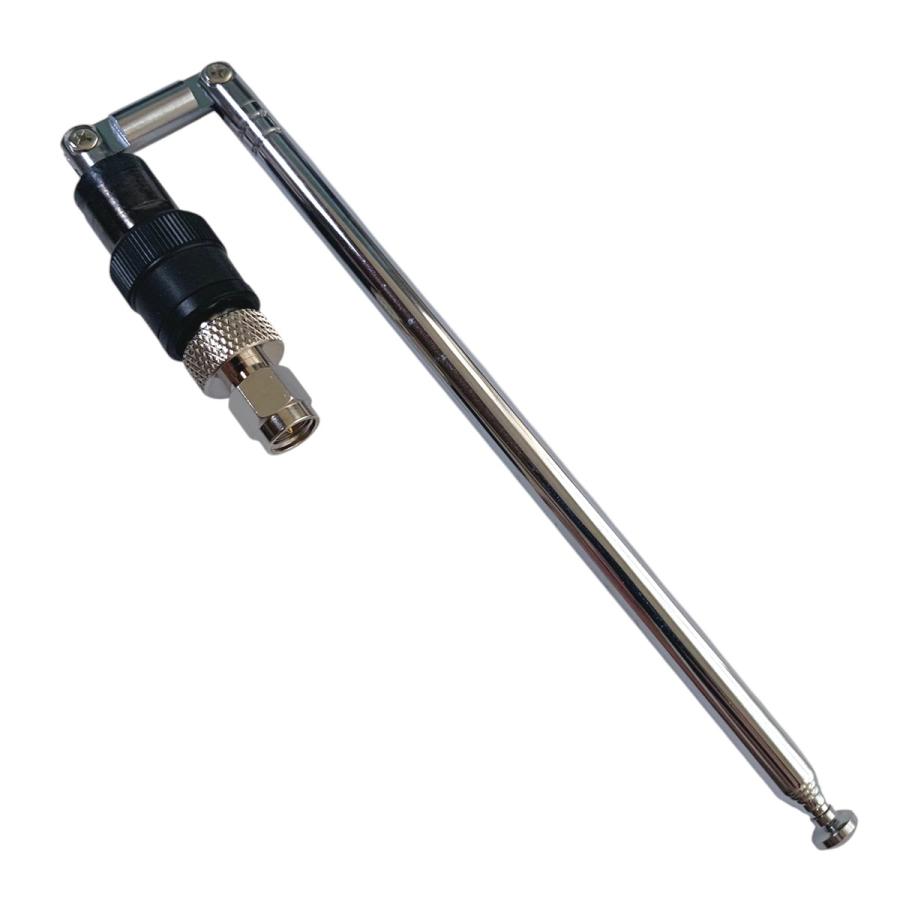 R3-1860BS 2段階折り曲げ機構付き広帯域受信用ロッドアンテナと変換