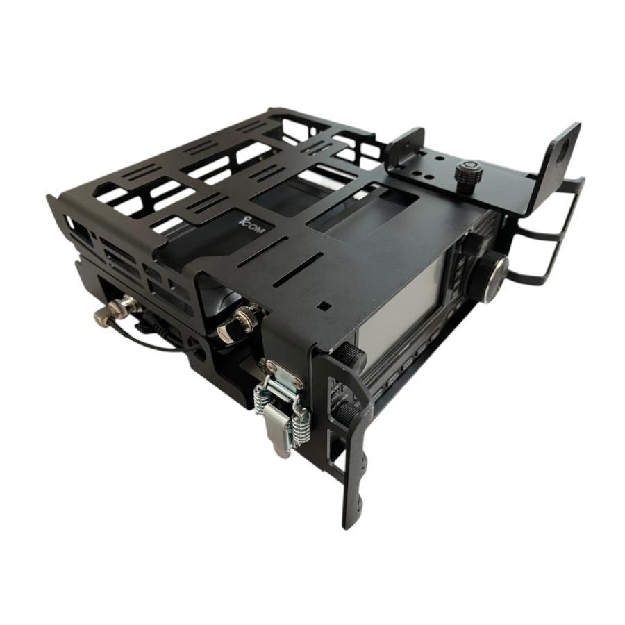 CQオームオリジナル OHM-METALCASE-705 IC-705＆AH-705収納ケースセット IC705/AH705を一緒に持ち運び出来るスチールパック【予約】_1