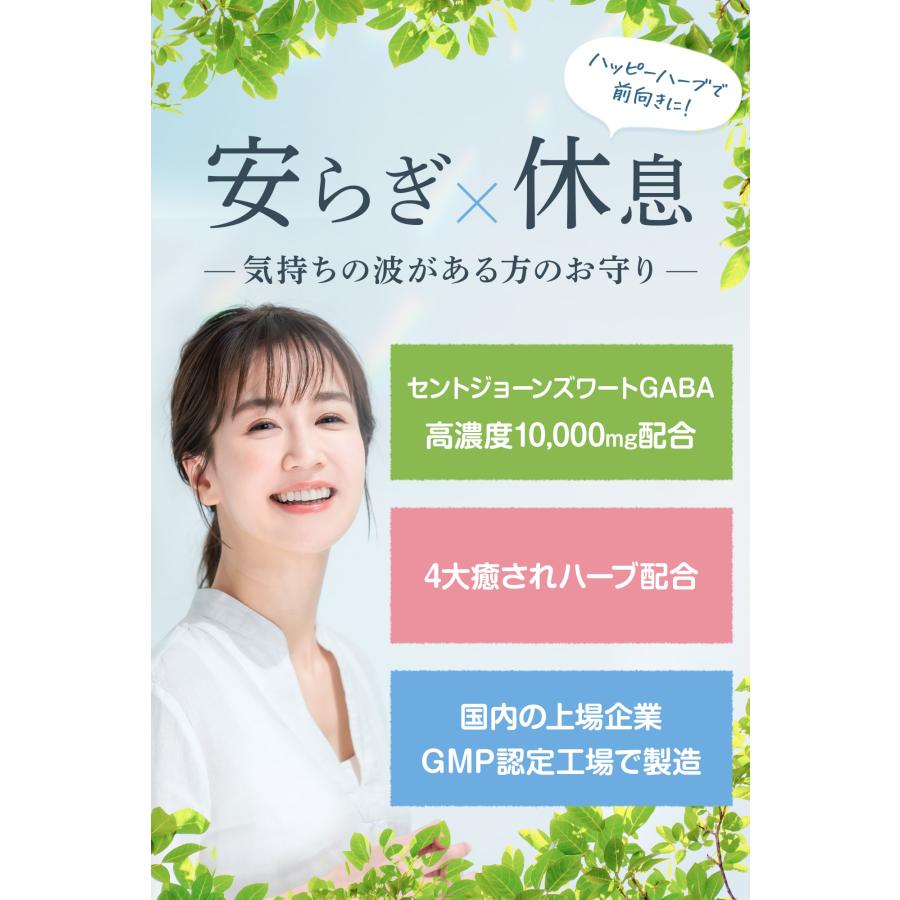 心のバランスが気になる方へ / GABA サプリ トリプトファン セン