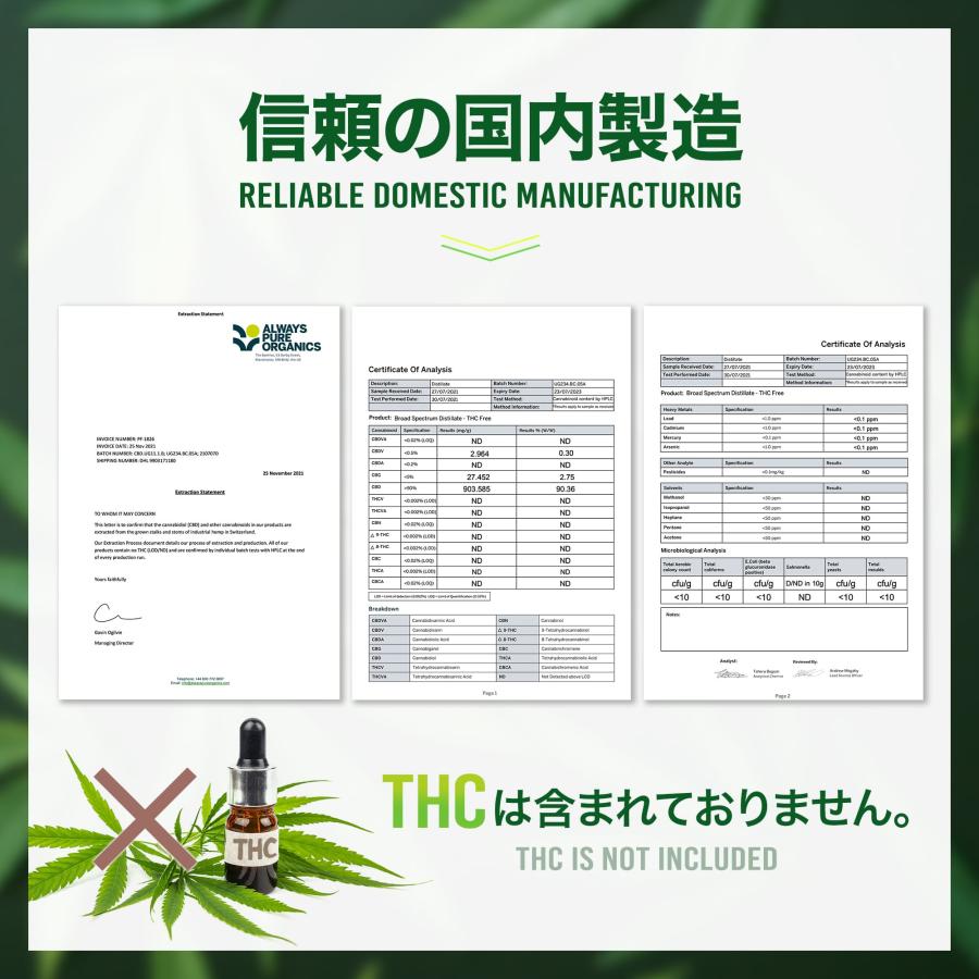 CBD オイル CBD3000mg 10ml 濃度30% ブロードスペクトラム CANNACOS