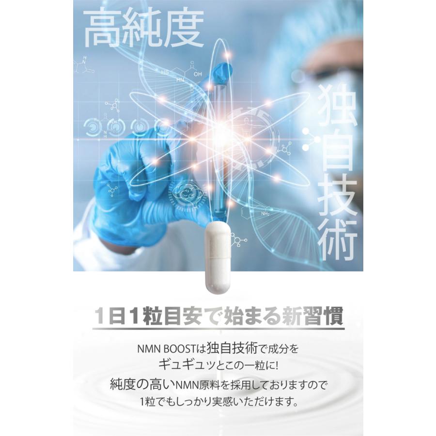 NMN サプリ 高純度99.9％以上 国内GMP認定工場 耐酸性カプセル