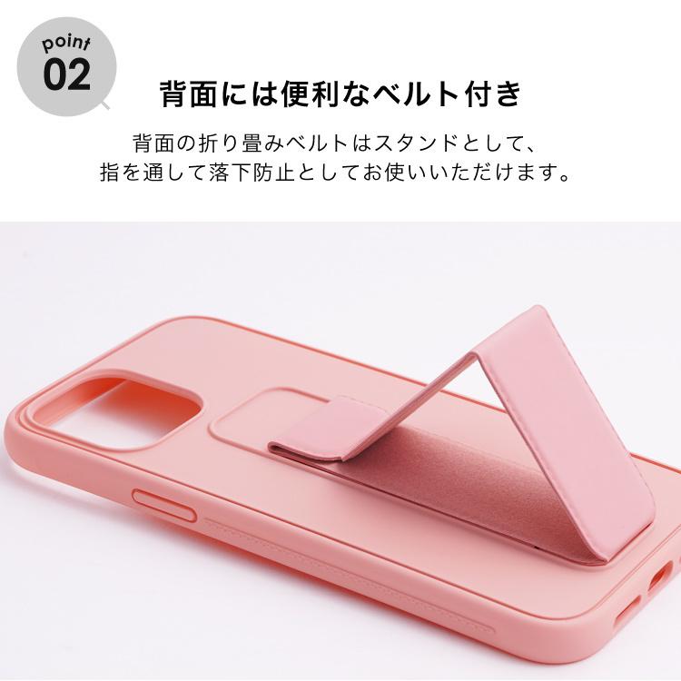 iphoneケース スマホケース おしゃれ iPhone13 iPhone12 ケース mini iPhone SE 第3世代 iPhone se2 iphone13 pro iphone7 8 ベルト バンド スタンド｜cradlekobe｜14