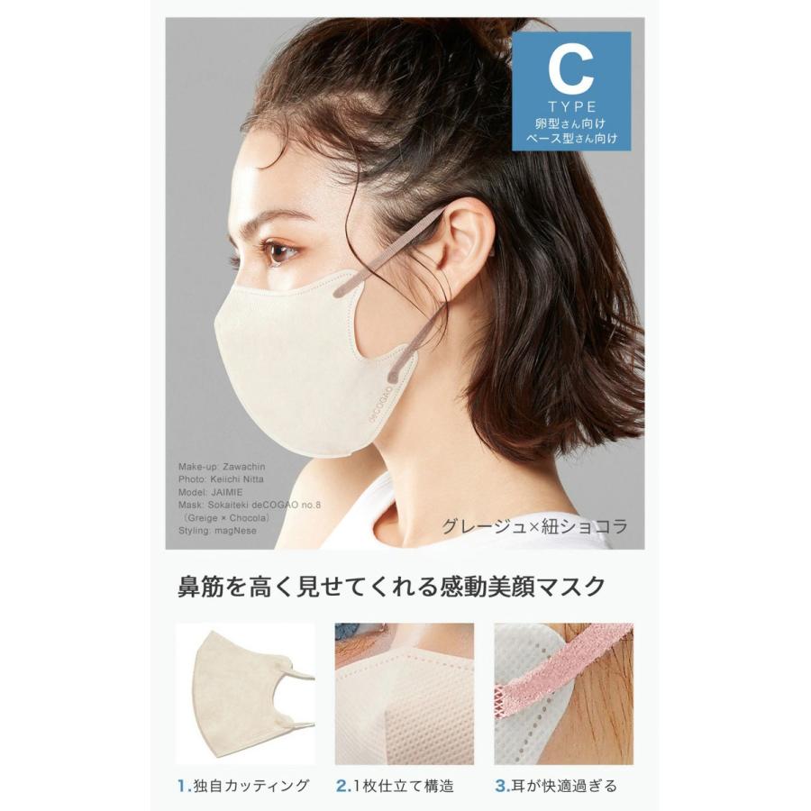 マスク 不織布 立体 カラー 小さめ 大きめ おしゃれ 女性 3D